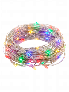 Огонек OG-LDG15 гирлянда LED RGB (10м,3*AA) (УПАКОВКА 10ШТ)